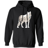 Fox Silhouette, Show Fox, Fox In Abstract, Animal Silhouette Pullover Hoodie