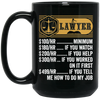 Lawyer Hourly Rate, Funny Lawyer, Best Of Lawyer Black Mug