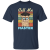 Intelligent Dog, Retro Best Dog, Call Me Master, Funny Dog, Vintage Unisex T-Shirt