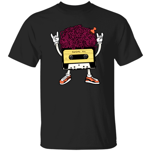 Funny Music, Cassette With Cool Hair And Comb, Lovely Cassette, Best Gift Unisex T-Shirt