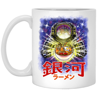 Galaxy Ramen, Outer Space Kanagawa, Love Ramen, Japanese Noodles White Mug