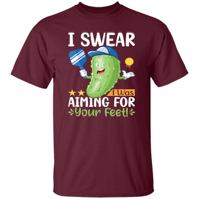 I Swear I Was Aiming For Your Feet, Cucumber Lover Unisex T-Shirt