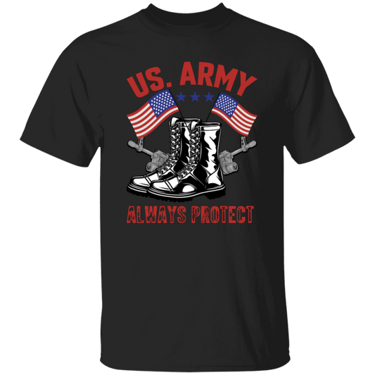 American Army Always Protect, American Cowboy Unisex T-Shirt