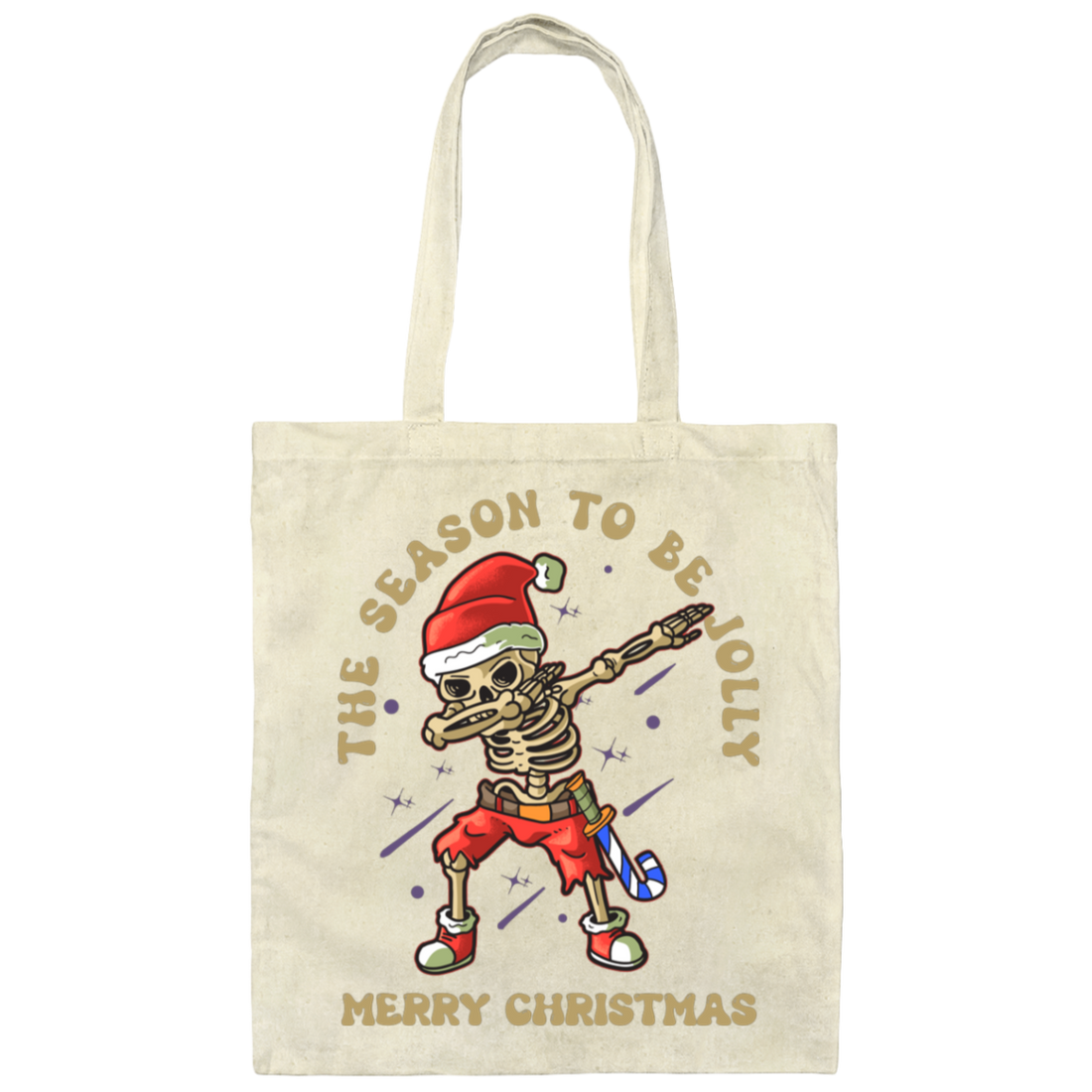Horror Christmas, Halloween Mixed Christmas, Merry Xmas Canvas Tote Bag