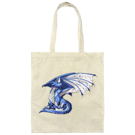 Love Dragon, Blue Dragon, Westly Dragon, Cool Dragon, Dragon Lover Canvas Tote Bag