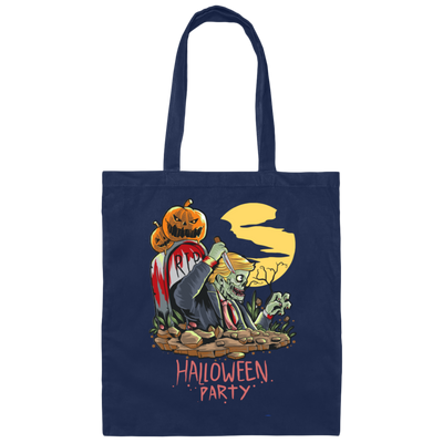 Halloween Party, Pumpkin In Halloween, Trump Halloween Canvas Tote Bag