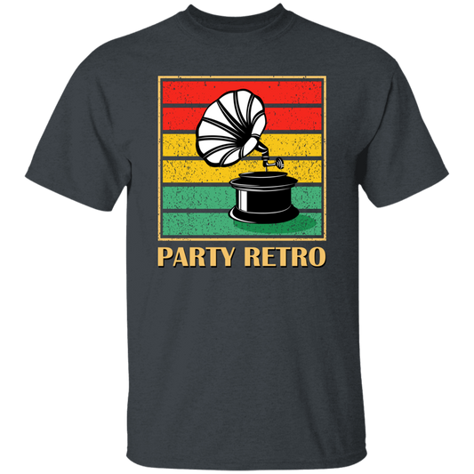 Retro Grammophone, Party Retro, Retro Music Unisex T-Shirt