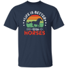 Life Is Better With Horses, Retro Horses, Horse Racing Unisex T-Shirt