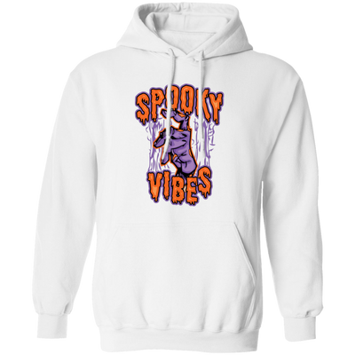 Spooky Vibes, Halloween Party, Halloween Holiday Pullover Hoodie