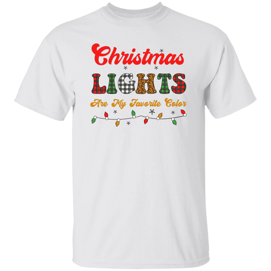 Christmas Lights Are My Favorite Color, Caro Xmas Unisex T-Shirt