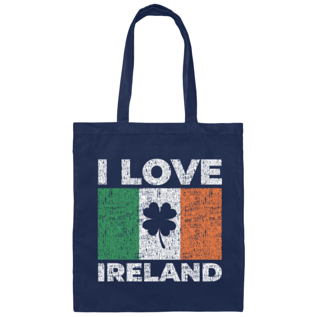 I Love Ireland Flag Lucky Shamrock Irish, Perfect irish gift Canvas Tote Bag