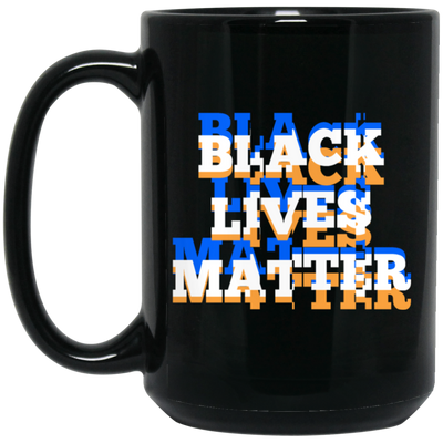 Black Lives Matter Glitch Effect, Black Lives Matter, Black History Black Mug