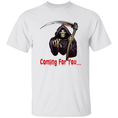 Death Is Coming For You, Horror Halloween, Funny Death Unisex T-Shirt