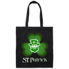 St Patrick Lover, Shamrock Gift, Lucky Leaves, Patrick Man, Patrick Day Canvas Tote Bag