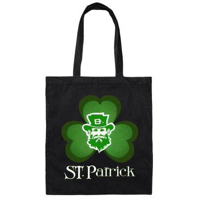 St Patrick Lover, Shamrock Gift, Lucky Leaves, Patrick Man, Patrick Day Canvas Tote Bag