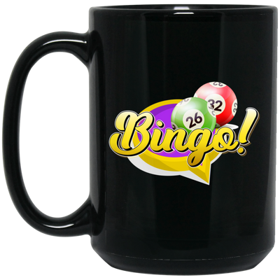 Let's Bingo, Claim The Prize, Yell For Bingo, Best Game Black Mug