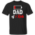 Dad Of 3 Kids, Out Of Battery, Father's Day Gift, Dad Gift white Unisex T-Shirt