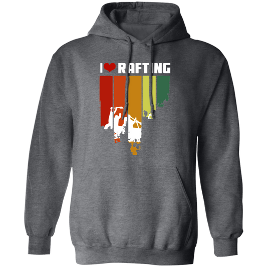 I Love Rafting Hipster Edition, Fantastic Rafting, Rafting Hipster, Best Rafting Gift Pullover Hoodie