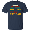 Cat Lover, Retro Cat Dad, Kitten Love Gift, Vintage Cat, Best Of Meow Unisex T-Shirt