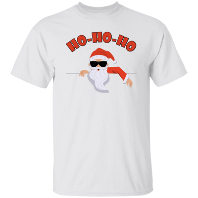 Ho Ho Ho, Funny Santa Claus, Cool Santa, Santa Jump To The House, Merry Christmas, Trendy Christmas Unisex T-Shirt