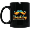 Daddy World's Coolest Dad, Best Of Dad, Father's Day Gift Black Mug