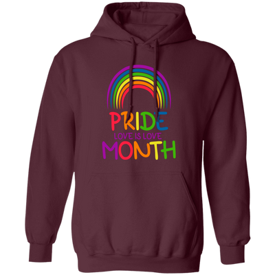 LGBT Gift, Pride Month, Love Is Love, LGBT Rainbow Pullover Hoodie