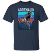 Mountain Bike Gift, Downhill Extrem Sport, Adrenalin Love Gift, Retro Unisex T-Shirt