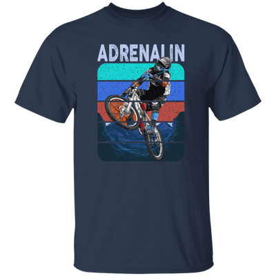 Mountain Bike Gift, Downhill Extrem Sport, Adrenalin Love Gift, Retro Unisex T-Shirt