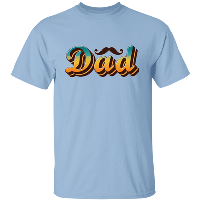 Retro Gift For Dad, With Black Beard, Father's Day Gift Unisex T-Shirt