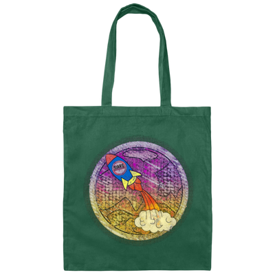 Cool Planet Space Shuttle Gift Canvas Tote Bag