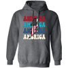 America, Flash America, American Flag, July 4th Pullover Hoodie