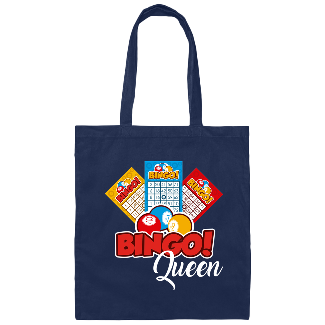 Bingo Queen, Get The Prize, Win The Game, I Am Bingo Queen Canvas Tote Bag