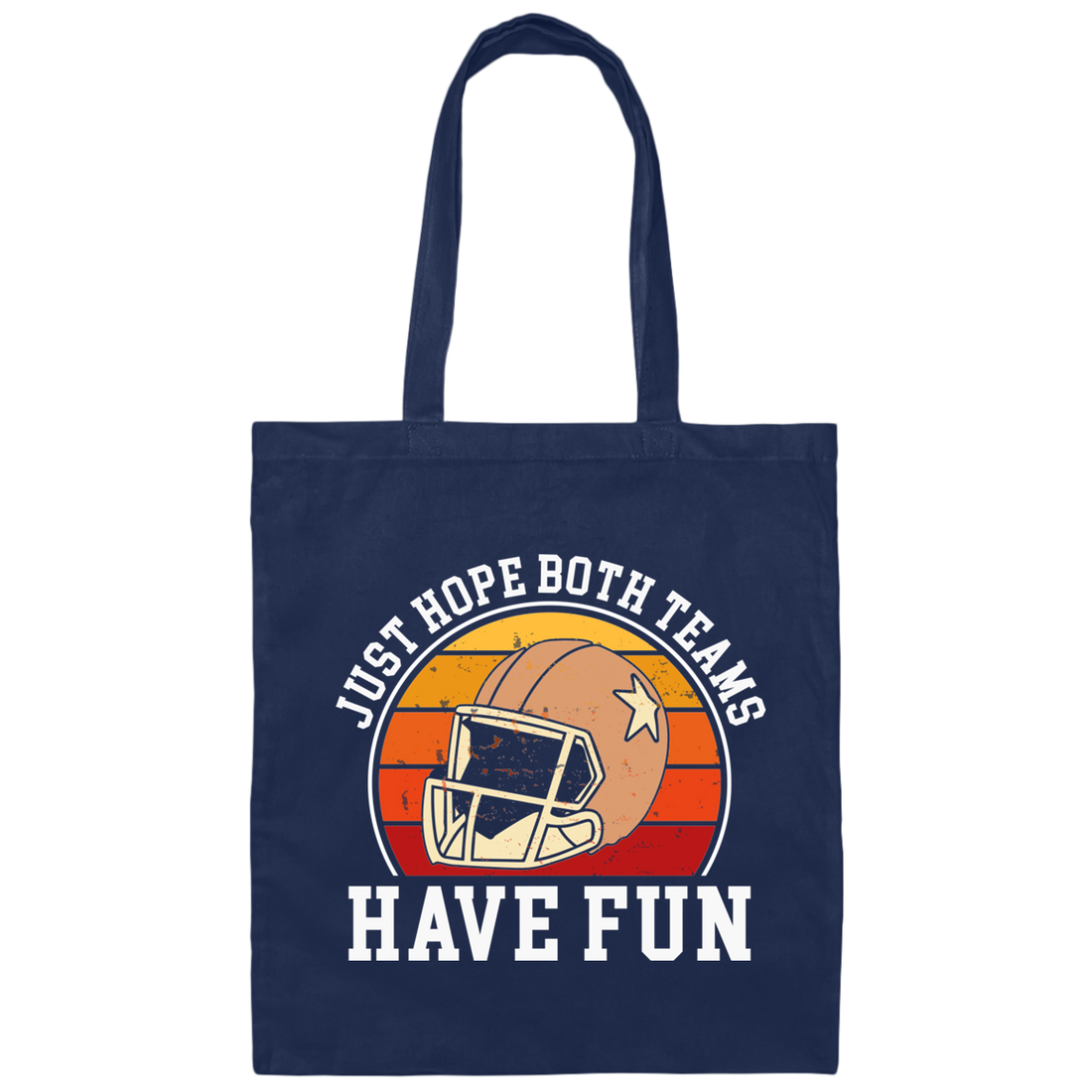 Play Football Together, Just Relaxing, Hope Both Team Have Fun Canvas Tote Bag