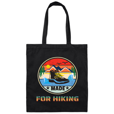 Its Hiking, Time Made For Hiking, Gift For Hiking Lover Vintage Style Canvas Tote Bag