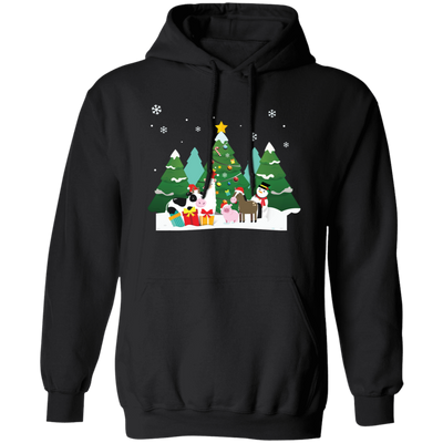 Funny Christmas, Animal Christmas, Merry Christmas, Trendy Christmas Pullover Hoodie