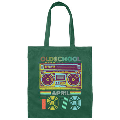 Birthday Gift April 1979, Love Cassette 1979 Canvas Tote Bag