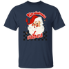 Christmas Vibes, Groovy Xmas, Cute Santa, Santa Face, Merry Christmas, Trendy Christmas Unisex T-Shirt