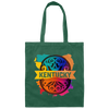 Love Kentucky, Best Of Colorful Gift, Mixed Pattern, Kentuky Lover Canvas Tote Bag