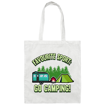Camping camper travel nature campfire outdoor zelt gift Canvas Tote Bag