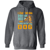 I Just Wanna Drink Beer And Hang With My Dog, Fluffy Dog Pullover Hoodie