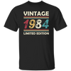 Vintage Birthday, 1984 Birthday, Retro 1984, Retro Birthday Unisex T-Shirt