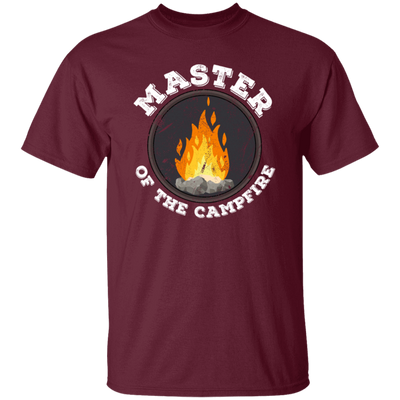 Master Of The Campfire, Camping Lover, Love Campfire, Retro Style Unisex T-Shirt