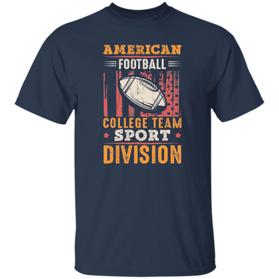 American Football Gift, College Team Sport Dividion, Football Team Unisex T-Shirt