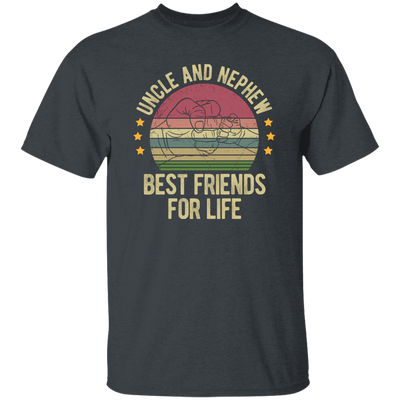 Uncle And Nephew, Best Friends For Life, Retro Nephew With Uncle Unisex T-Shirt