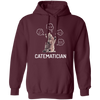 Catematician, Real Cat, Cat Love Math, Mathematics Pullover Hoodie