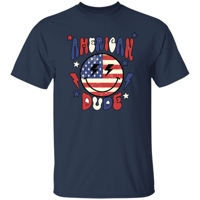 American Dude, Proud Of America, American Smile, Retro American Unisex T-Shirt