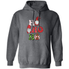 Ho Ho Ho, Xmas Gnome, Merry Christmas, Cute Gnome Pullover Hoodie