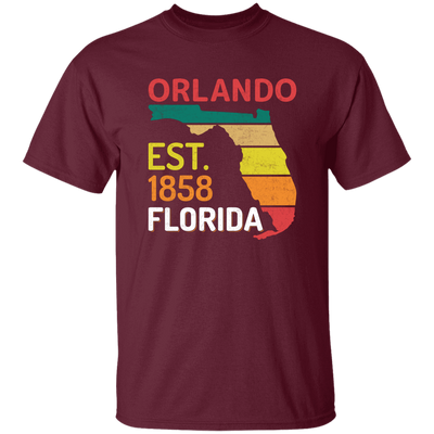 Orlando, Orlando Florida, Established 1858, Retro Orlando Unisex T-Shirt