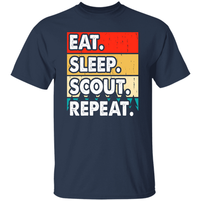 Eat Sleep Scout Repeat, Retro Scout, Scout Camping Unisex T-Shirt