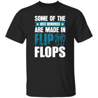 Some Of The Best Memories Are Made In Flip Flops, Flip Flops Retro Unisex T-Shirt